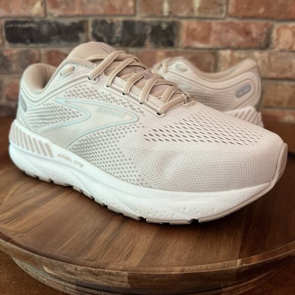 Brooks Ariel GTS 23 Supportive Cream Womens 8.5 2E Road Running Shoes Sneakers - Picture 2 of 16